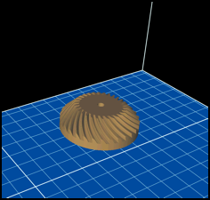 A 3D printed juicer.