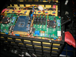 Early prototype for the Delorean EV BMS